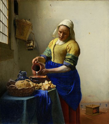 obraz olejny Jan Vermeer, Mleczarka, reprodukcja i plakat